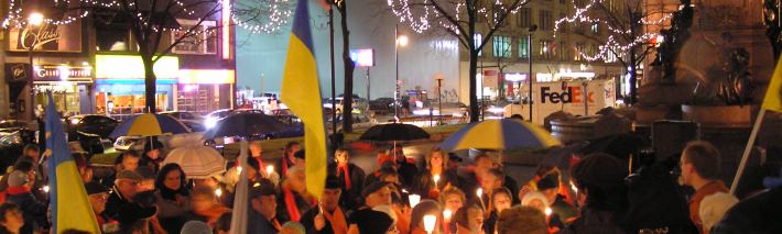 Акція у підтримку Майдану в Монреалі