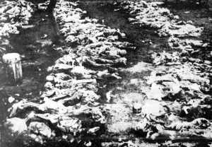 Розкрилася земля і показалося пекло. Фрагмент видобутих із масових могил у Вінниці трупів жертв совєтського народовбивства.